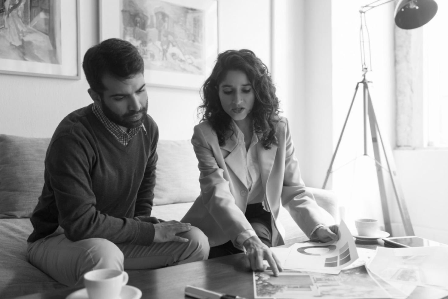 Spreadsheet financial tracking system showing categorized expenses and budget allocations